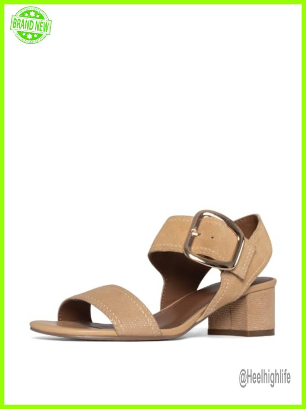 Metallic Lizard Print Leather Heeled Sandal Open Toe Ankle Strap